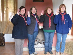 cuatro scouts